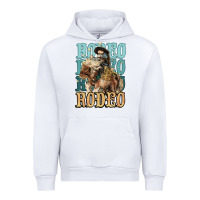 White Rodeo kid Cowboy midilli horse Urban Hoodie - HowdyJamesFarm