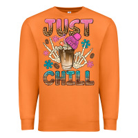 Carrot just chill with coffee bean bbs Premium Sweatshirt - BundleAndBundleShop