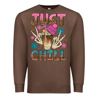 Chestnut just chill with coffee bean bbs Premium Sweatshirt - BundleAndBundleShop