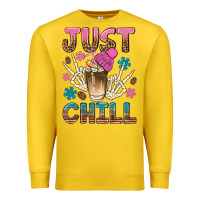 Lemon just chill with coffee bean bbs Premium Sweatshirt - BundleAndBundleShop