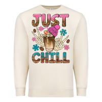 Sandshell just chill with coffee bean bbs Premium Sweatshirt - BundleAndBundleShop