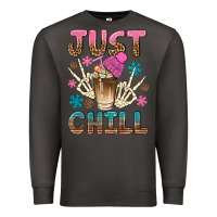Smoke just chill with coffee bean bbs Premium Sweatshirt - BundleAndBundleShop