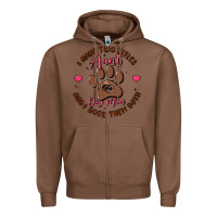 Chestnut i have two titles aunt and dog mom Zipper Hoodie - MaliasSmallBusiness