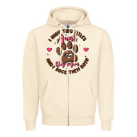Sandshell i have two titles aunt and dog mom Zipper Hoodie - MaliasSmallBusiness
