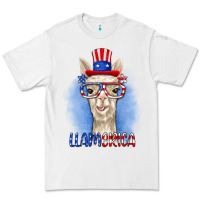 White llamerica Premium Tee - RanaPortraitStore