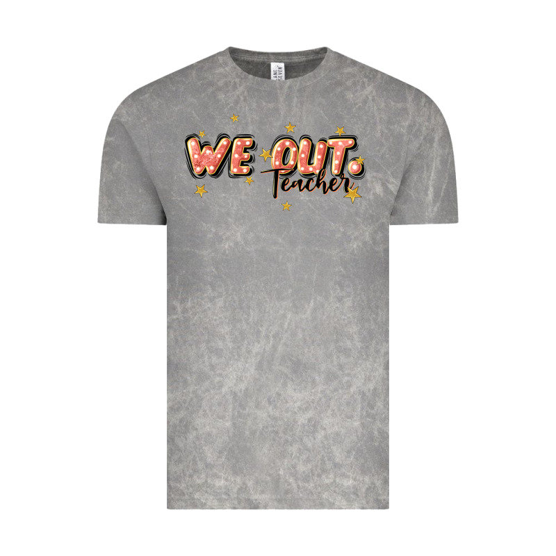 We Out Teacher Vintage Tee by JahusDesignShop | Teevron