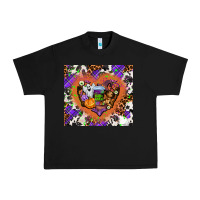 Black halloween heart Urban Heavy Tee - AdoDesignShop