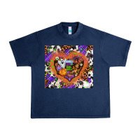 Navy halloween heart Urban Heavy Tee - AdoDesignShop