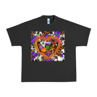 Pigment Black halloween heart Urban Heavy Tee - AdoDesignShop