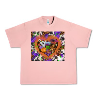 Salmon halloween heart Urban Heavy Tee - AdoDesignShop