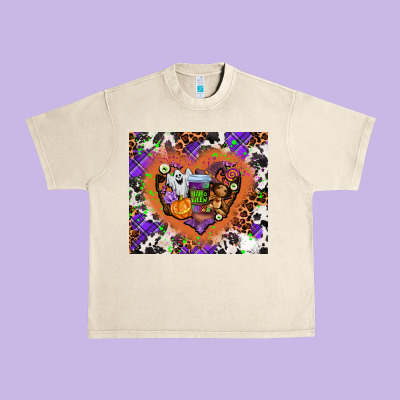 Halloween Heart Urban Heavy Tee Designed By Adodesignshop