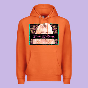 Free Britney Leopard Glitter Premium Hoodie Designed By Adodesignshop