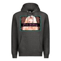 Charcoal Heather free britney leopard glitter Premium Hoodie - AdoDesignShop