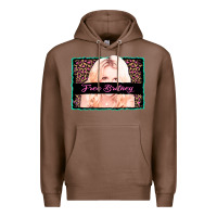 Chestnut free britney leopard glitter Premium Hoodie - AdoDesignShop