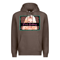 Coffee free britney leopard glitter Premium Hoodie - AdoDesignShop