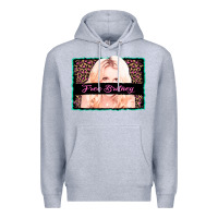Heather Grey free britney leopard glitter Premium Hoodie - AdoDesignShop