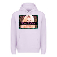 Lilac free britney leopard glitter Premium Hoodie - AdoDesignShop