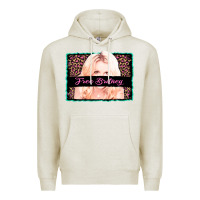 Oatmeal Heather free britney leopard glitter Premium Hoodie - AdoDesignShop