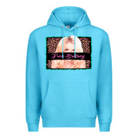 Ocean Blue free britney leopard glitter Premium Hoodie - AdoDesignShop