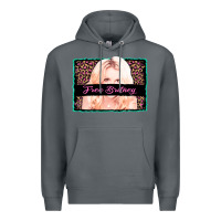 Rock free britney leopard glitter Premium Hoodie - AdoDesignShop