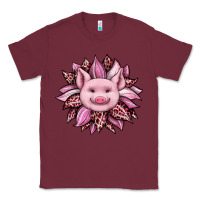 Burgundy sunflower leopard Classic Tee - JahusDesignShop