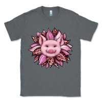 Charcoal Heather sunflower leopard Classic Tee - JahusDesignShop