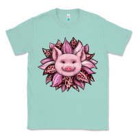 Seafoam sunflower leopard Classic Tee - JahusDesignShop