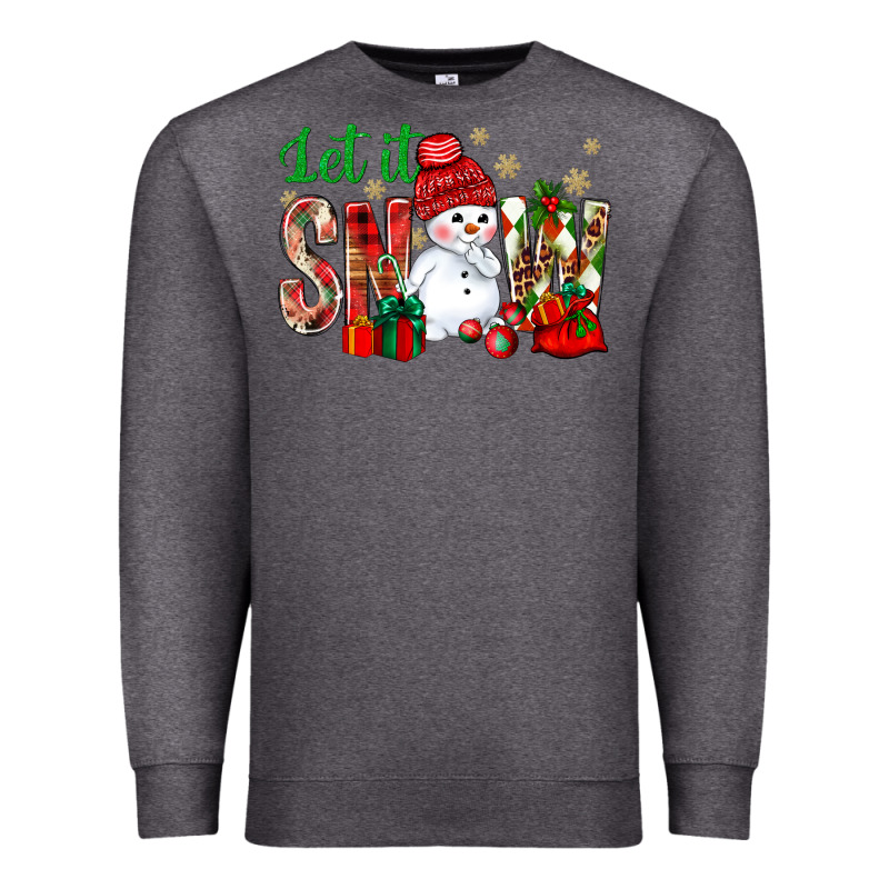 Let It Snow With Snowman Premium Sweatshirt by BundleAndBundleShop | Teevron