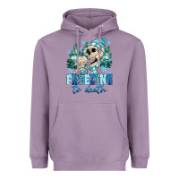 Lavender Freezing To Death Heavyweight Hoodie - MaliasSmallBusiness