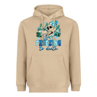 Mushroom Freezing To Death Heavyweight Hoodie - MaliasSmallBusiness