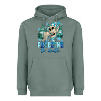 Sage Freezing To Death Heavyweight Hoodie - MaliasSmallBusiness