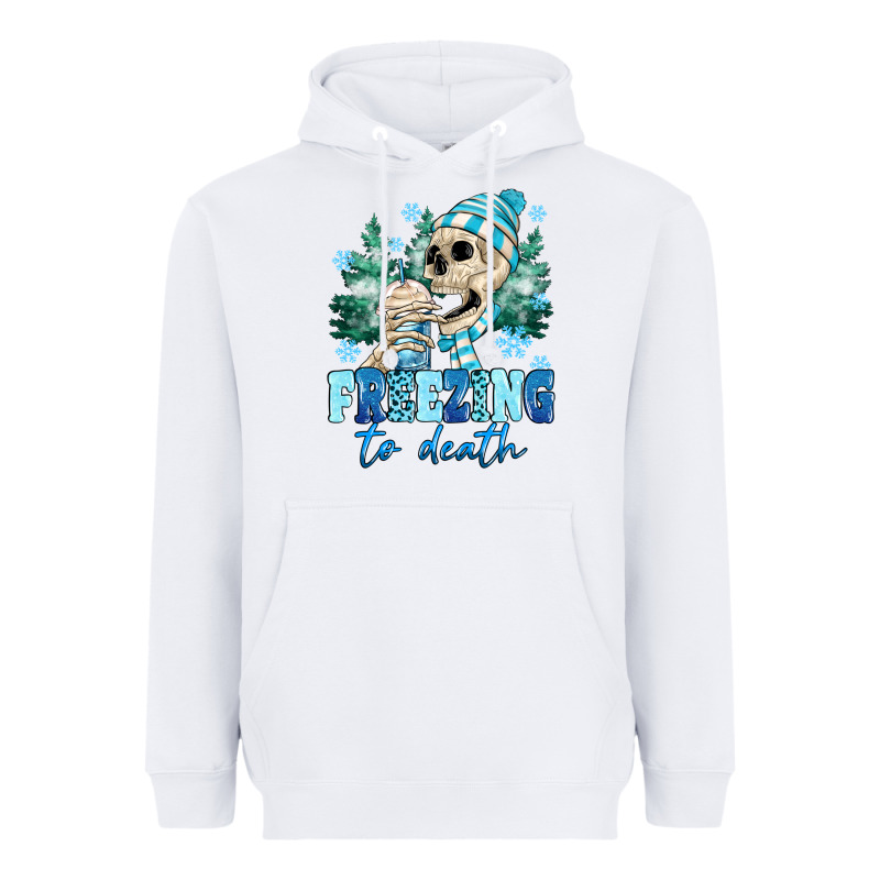 Freezing To Death Heavyweight Hoodie by MaliasSmallBusiness | Teevron