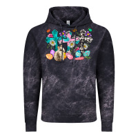 Cloud Black Western rabbit with Cross and flowers Vintage Hoodie - Neo Western