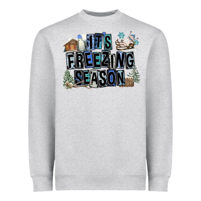 It's Freezing Season Heavyweight Sweatshirt by FaDigitalArtStudio | Teevron
