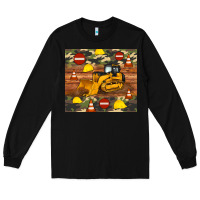 Black bulldozer camouflage tumbler Long Sleeve Tee - Artiststas