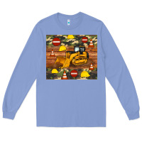 Colony Blue bulldozer camouflage tumbler Long Sleeve Tee - Artiststas
