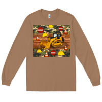 Bulldozer Camouflage Tumbler Long Sleeve Tee | Teevron