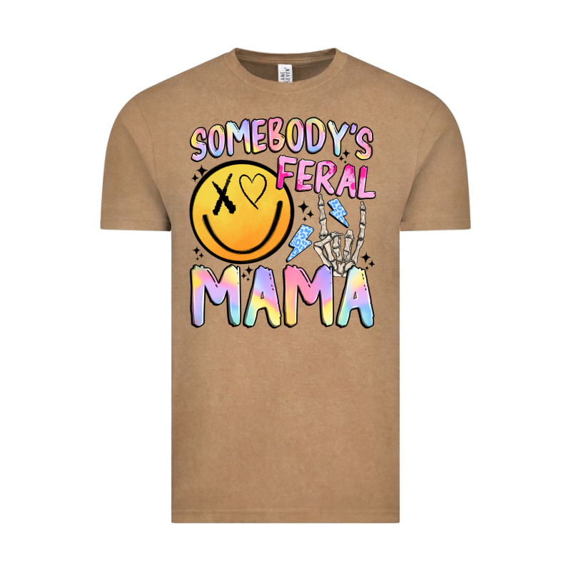 Somebody's Feral Mama Vintage Tee by JahusDesignShop | Teevron