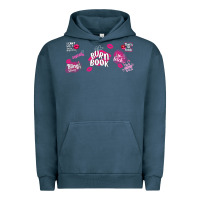 Pigment Midnight Navy burn book Urban Hoodie - TumblerDesignByShophia
