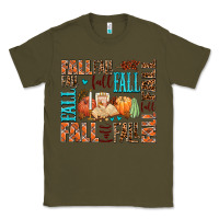 Army Green fall fall  amd pumpkins Classic Tee - AdoDesignShop
