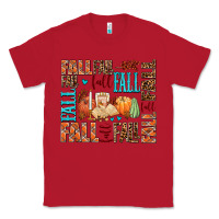 Red fall fall  amd pumpkins Classic Tee - AdoDesignShop