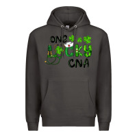 Smoke St. Patrick's Day One Lucky Cna Premium Hoodie - RanaPortraitStore