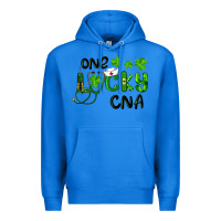 True Royal St. Patrick's Day One Lucky Cna Premium Hoodie - RanaPortraitStore