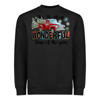 Black It's The Most Wonderful Time Of The Year Heavyweight Sweatshirt - FaDigitalArtStudio