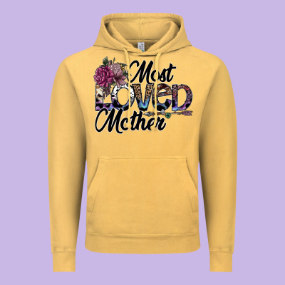 Most Loved Mother Vintage Hoodie Designed By Sublimationcraftshop