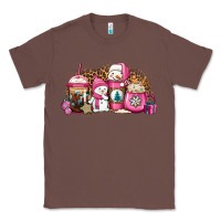Chestnut pink Christmas winter snowman coffee Classic Tee - Jasminsmagicworld