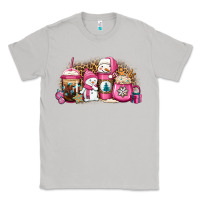 Moon Dust pink Christmas winter snowman coffee Classic Tee - Jasminsmagicworld