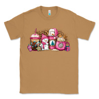 Toasted Coconut pink Christmas winter snowman coffee Classic Tee - Jasminsmagicworld