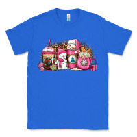 True Royal pink Christmas winter snowman coffee Classic Tee - Jasminsmagicworld