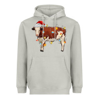 Moon Dust Christmas cow Heavyweight Hoodie - MaliasSmallBusiness